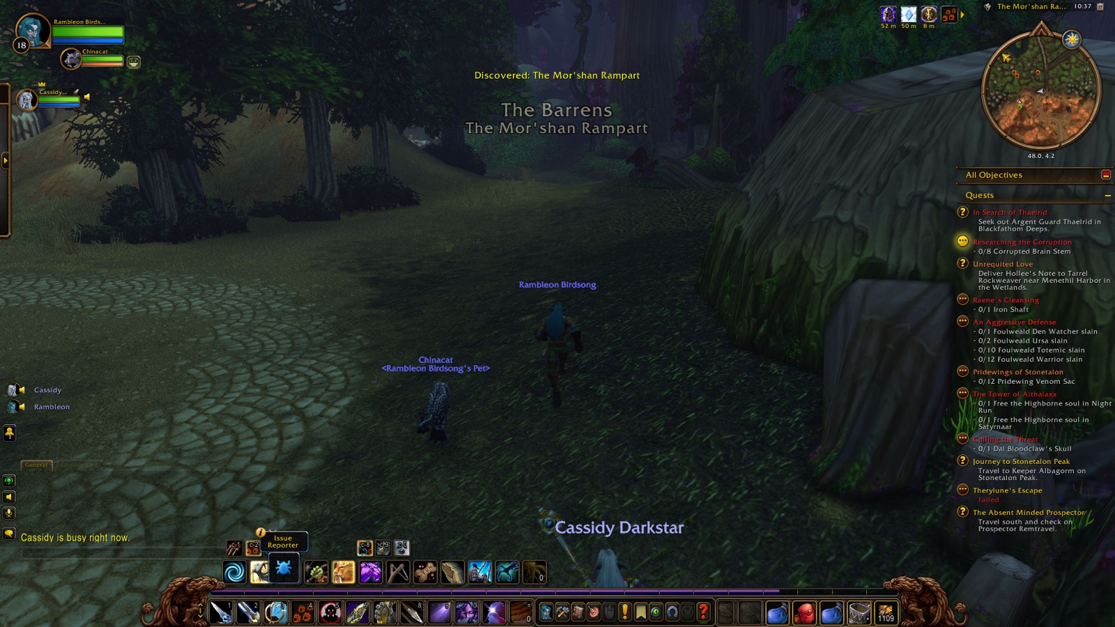 Entered The Barrens