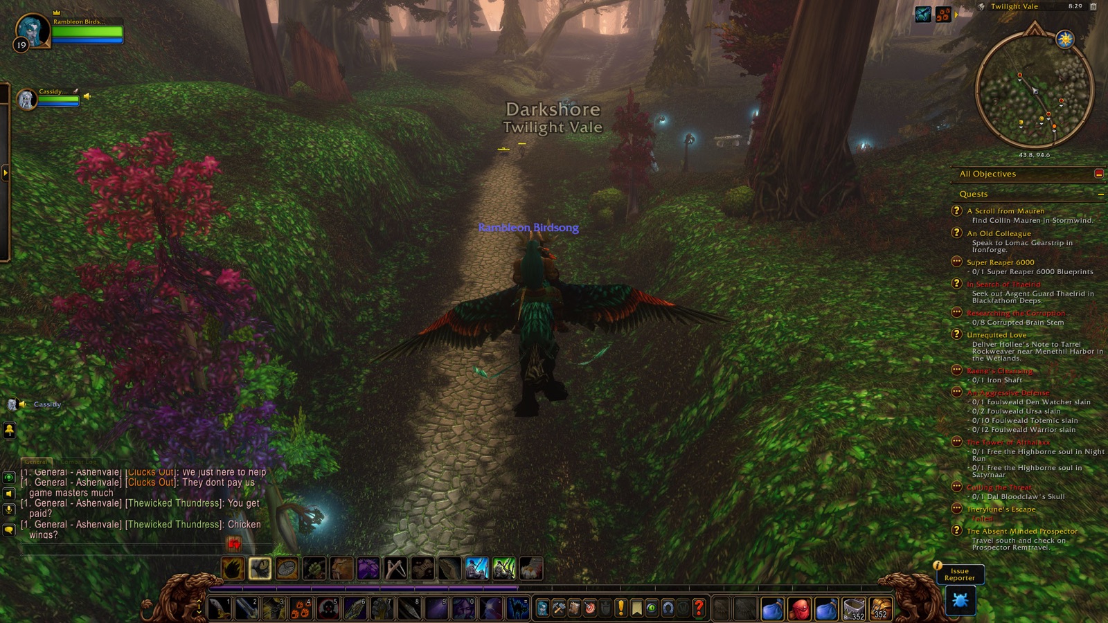 Entered Darkshore
