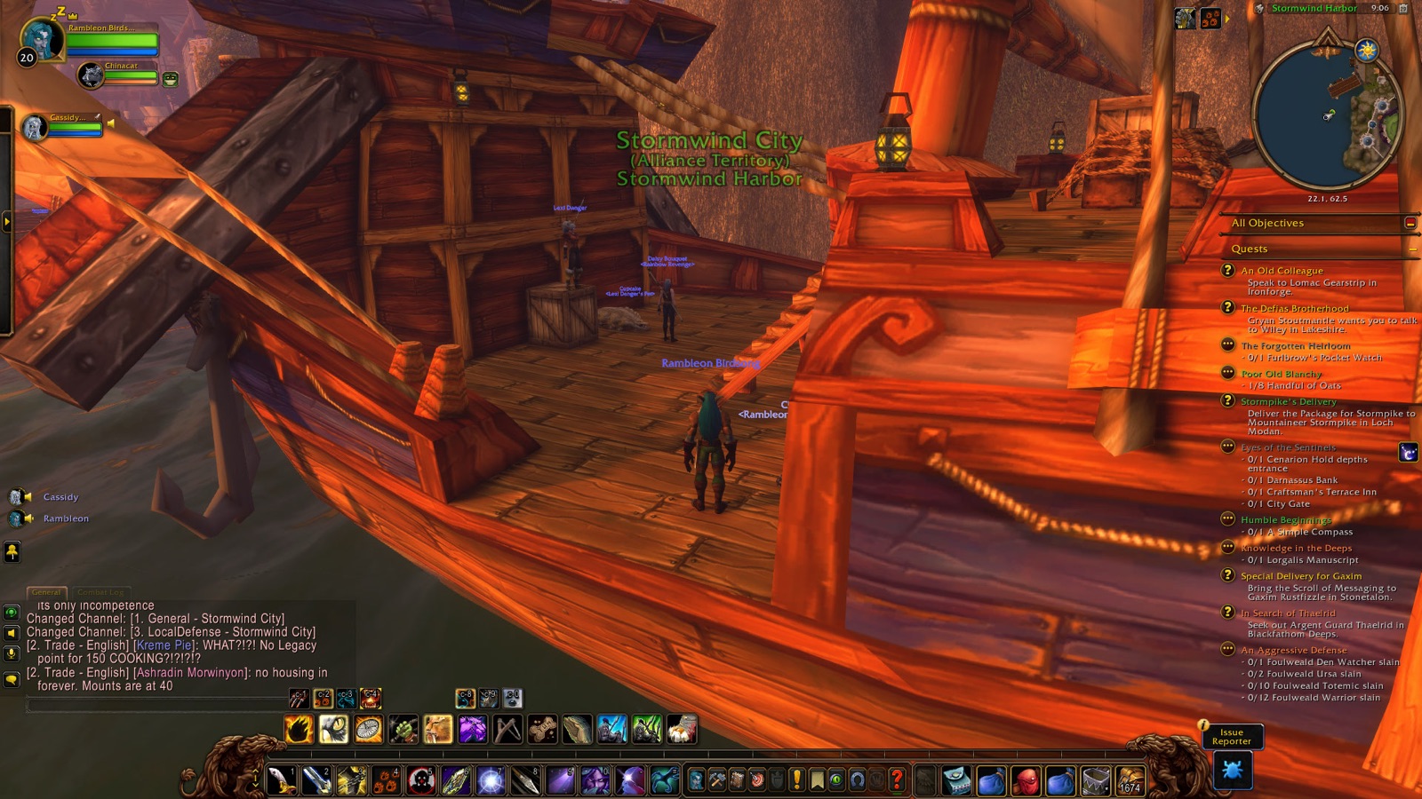 Entered Stormwind City