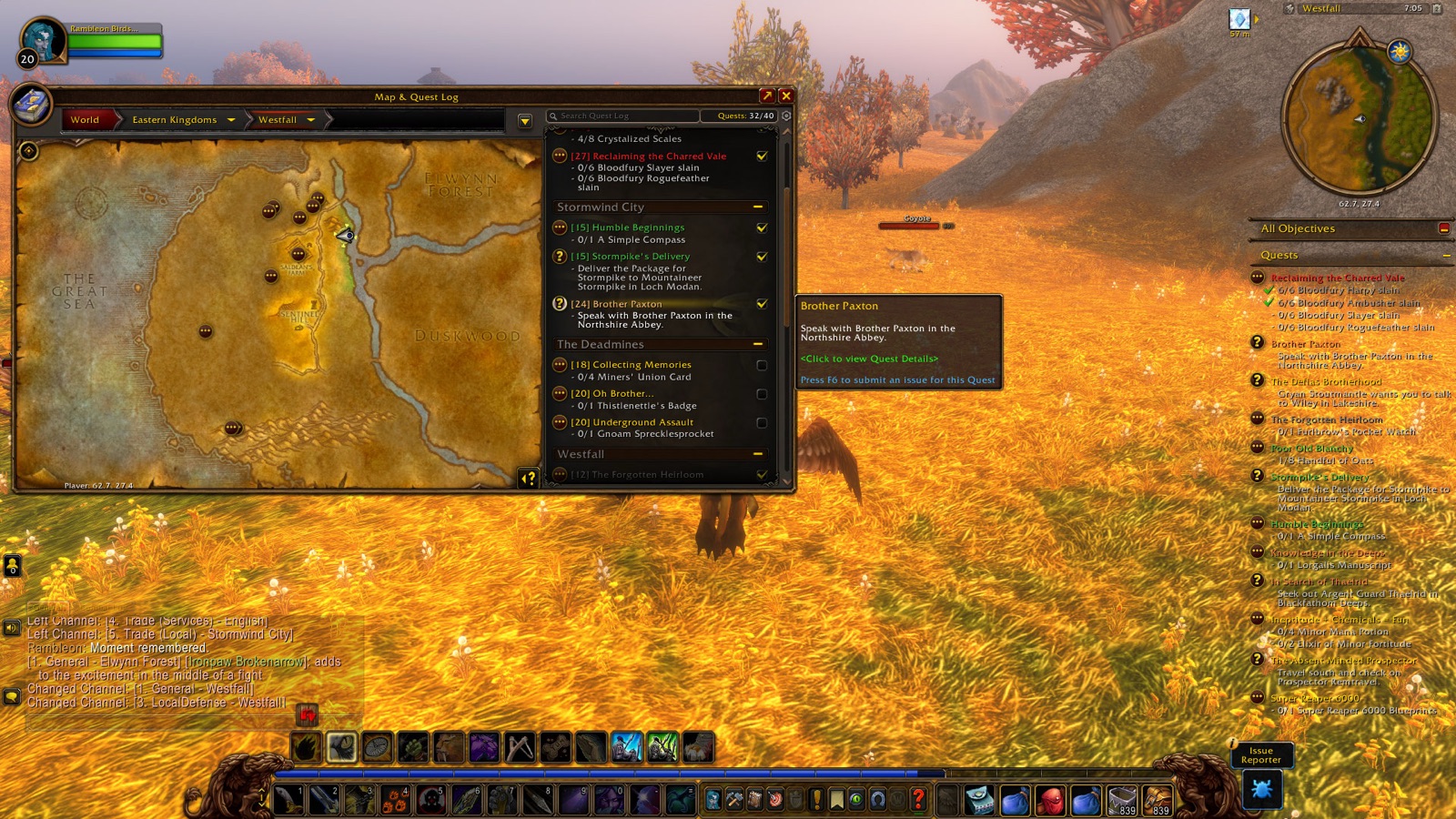 Entered Westfall