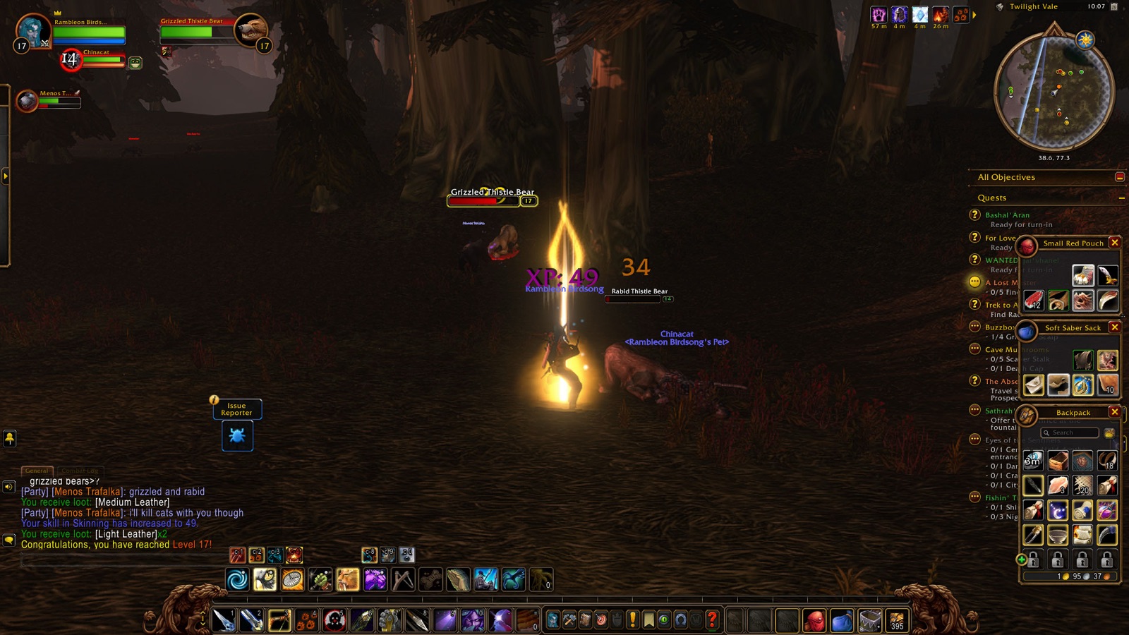 Reached Level 17 in Twilight Vale