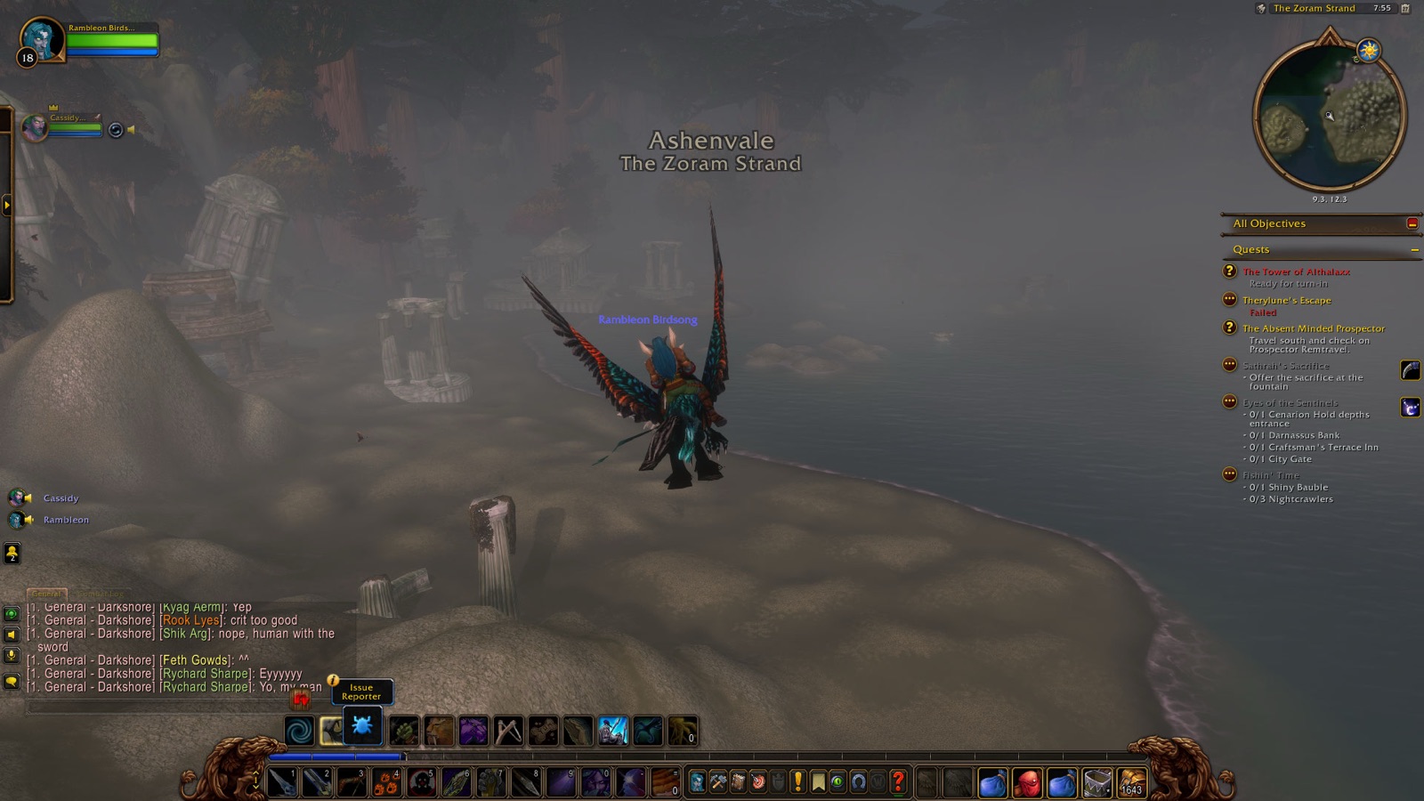 Entered Ashenvale