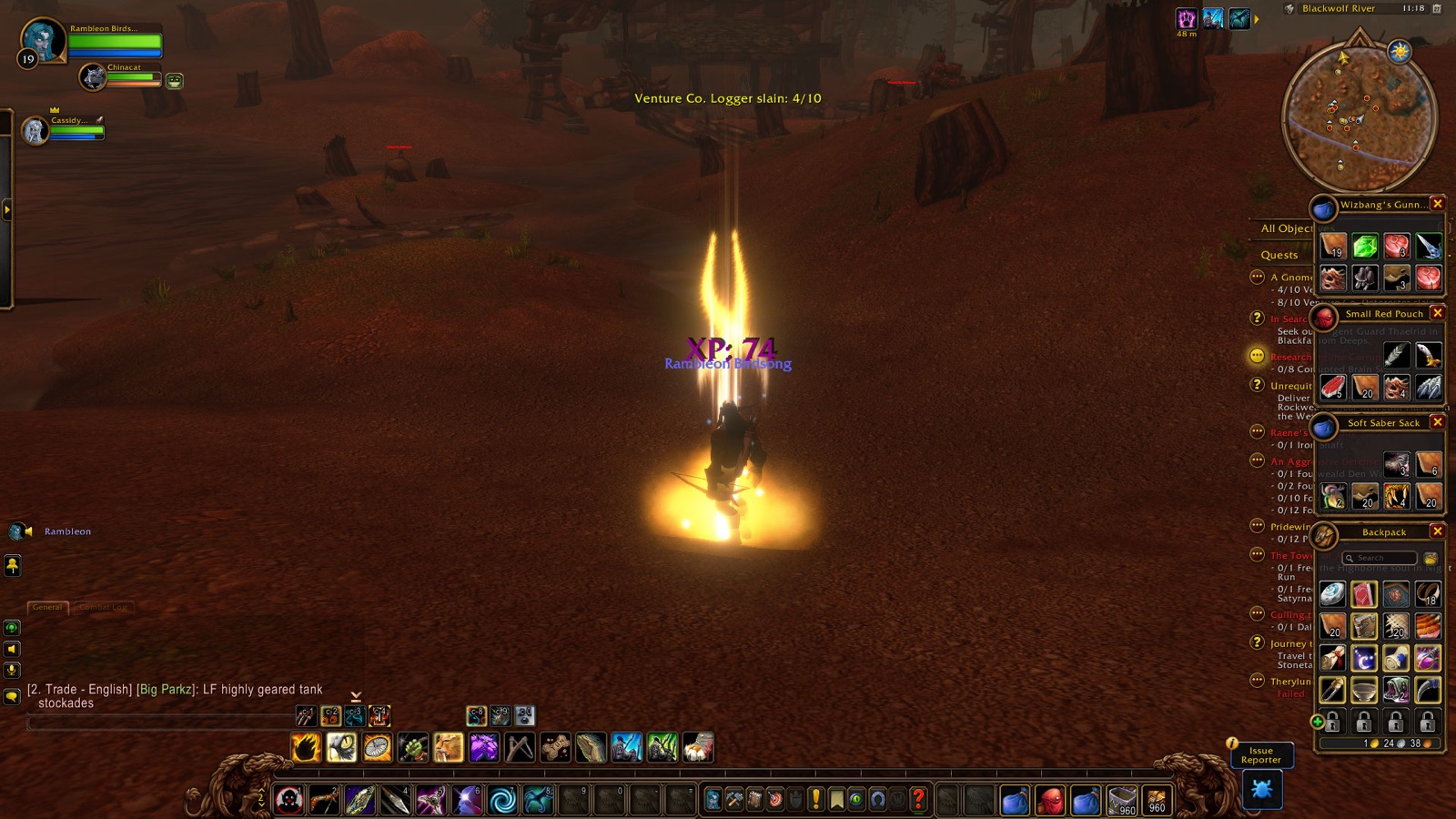 Reached Level 19 in Blackwolf River