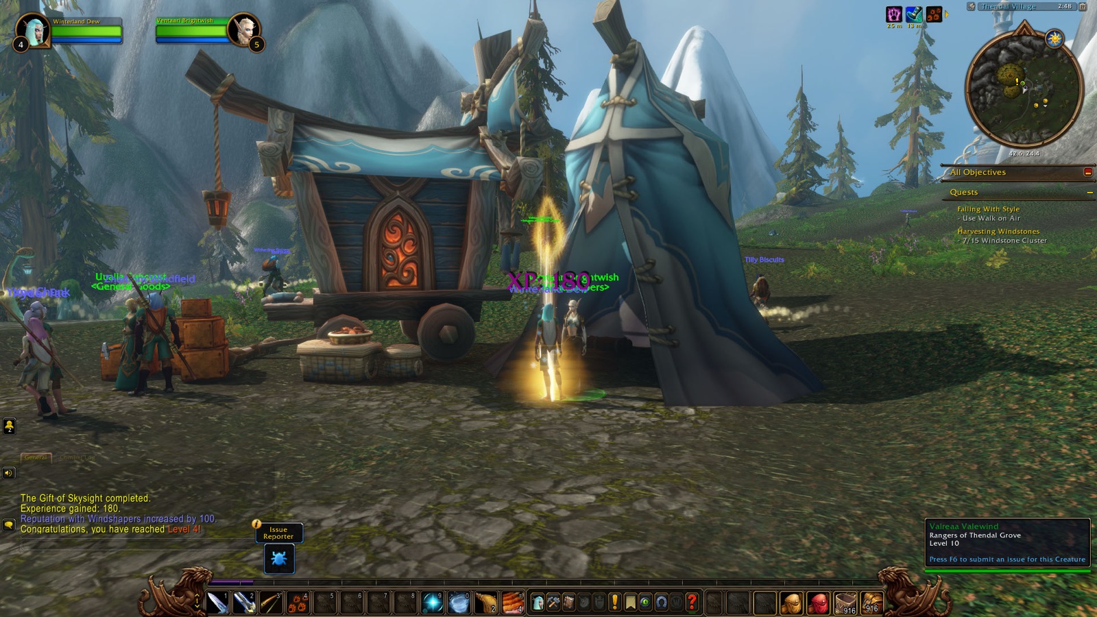 Reached Level 4 in Thendal Village