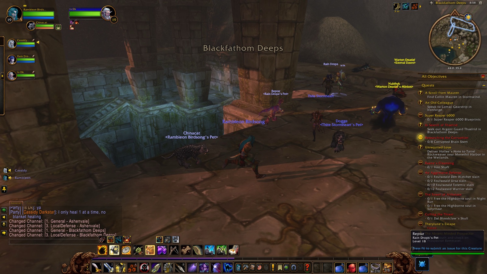 Entered Blackfathom Deeps