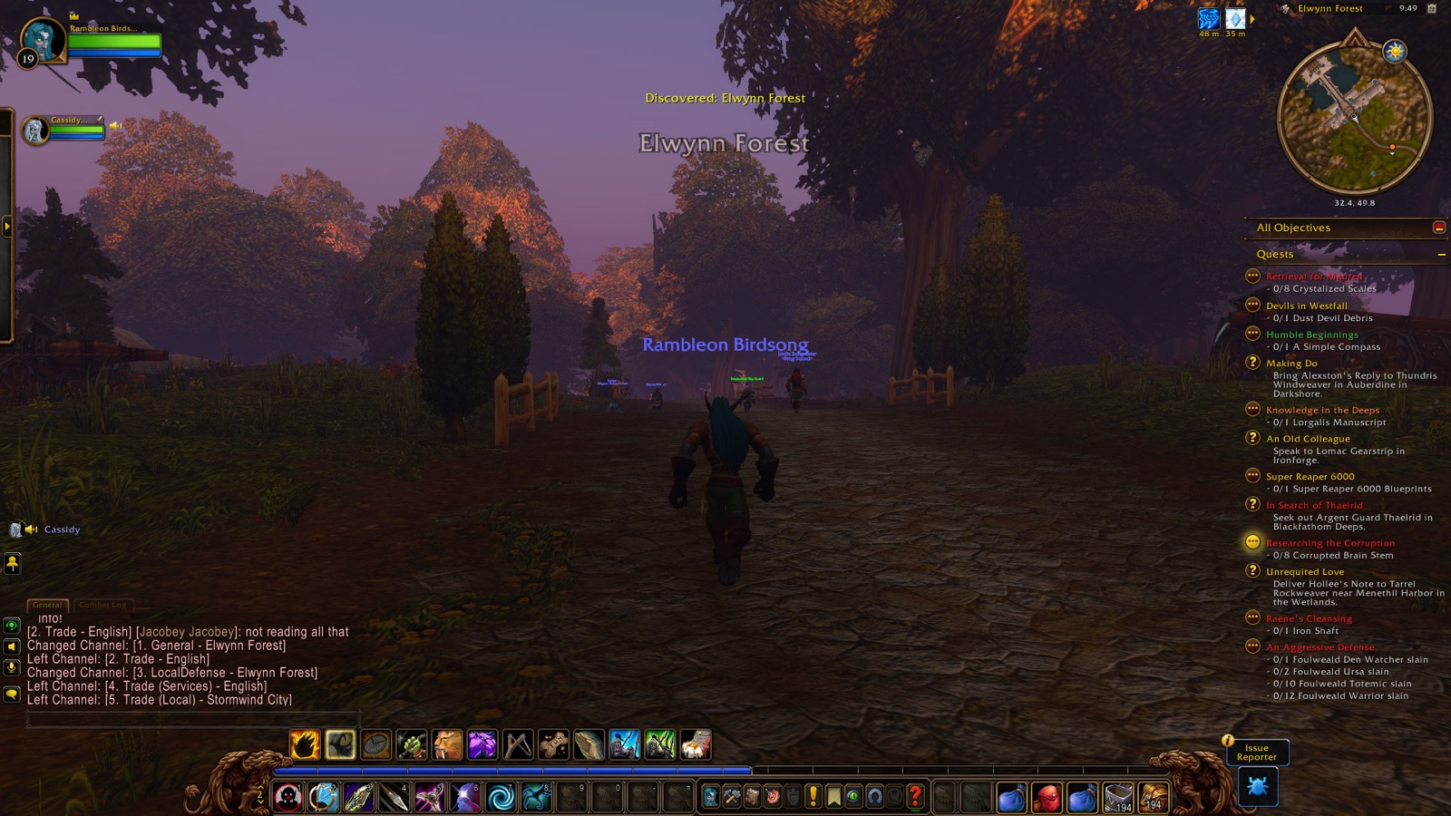 Entered Elwynn Forest