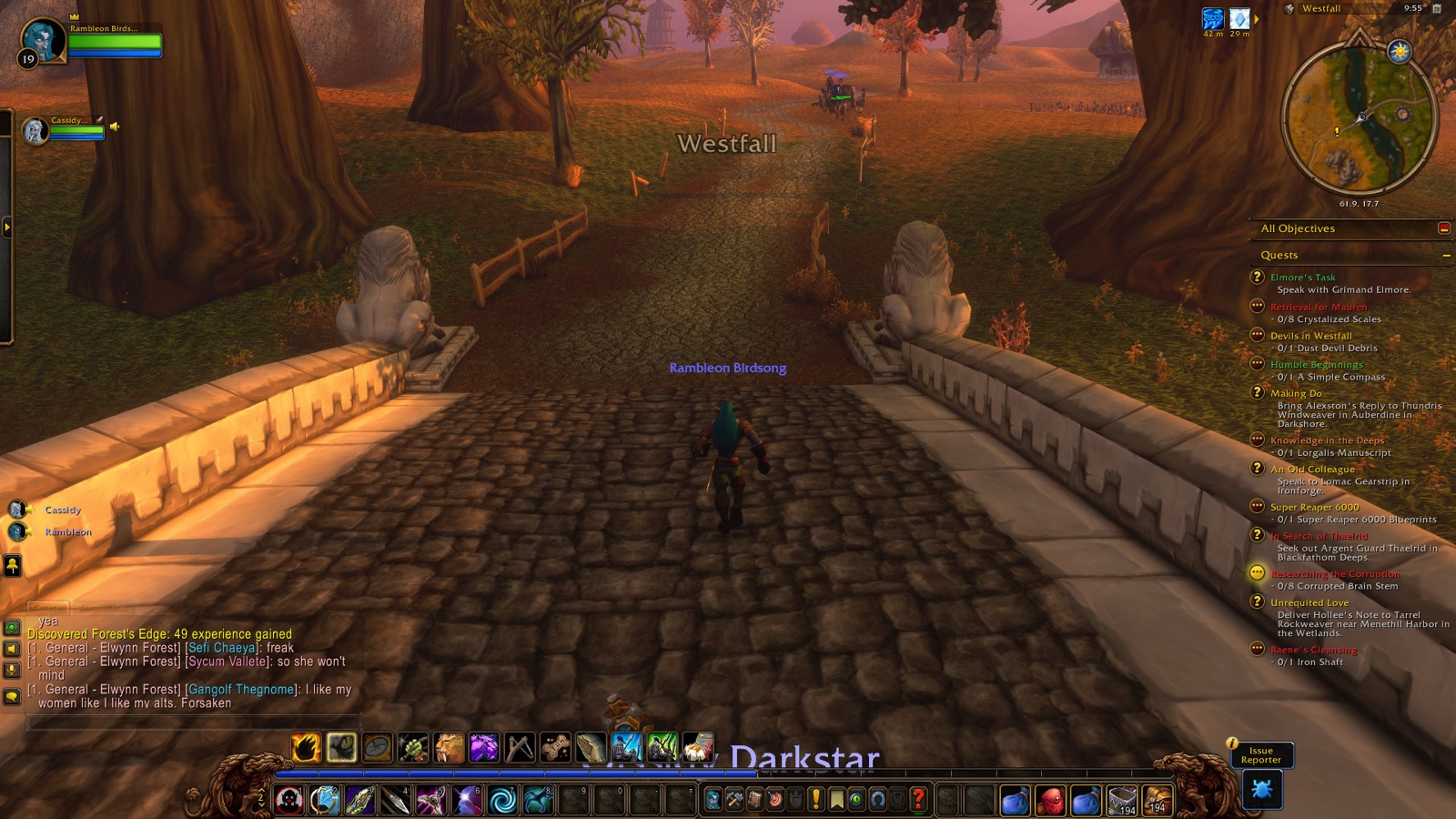 Entered Westfall