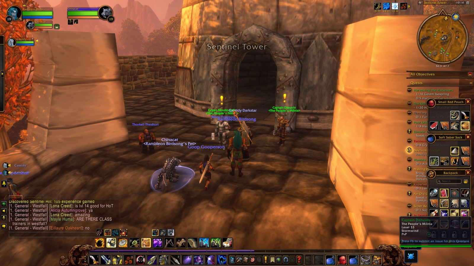 Entered Sentinel Tower