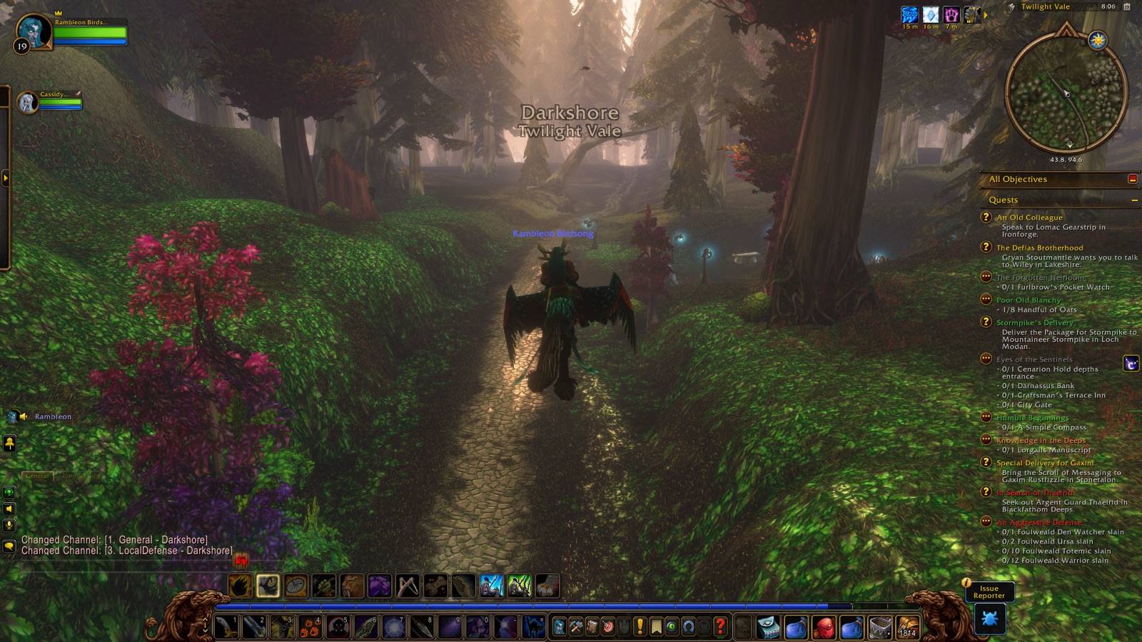 Entered Darkshore