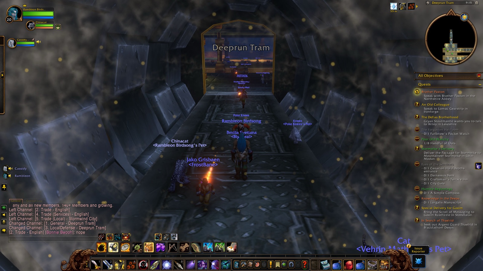 Entered Deeprun Tram
