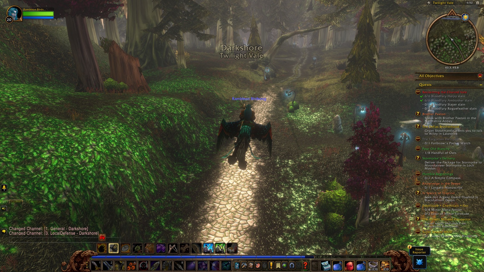 Entered Darkshore