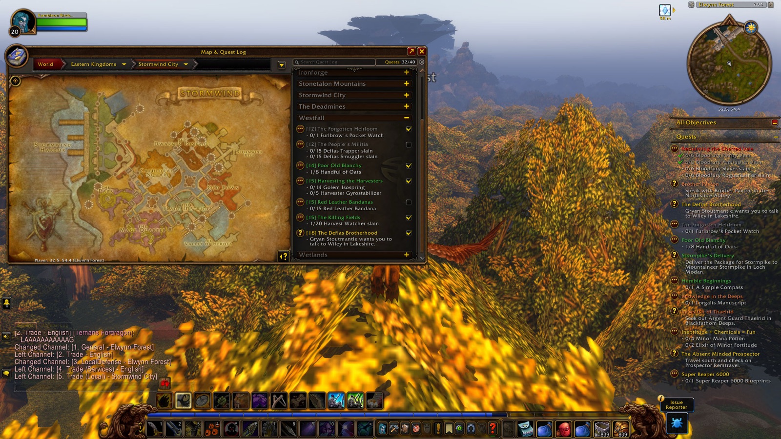 Entered Elwynn Forest