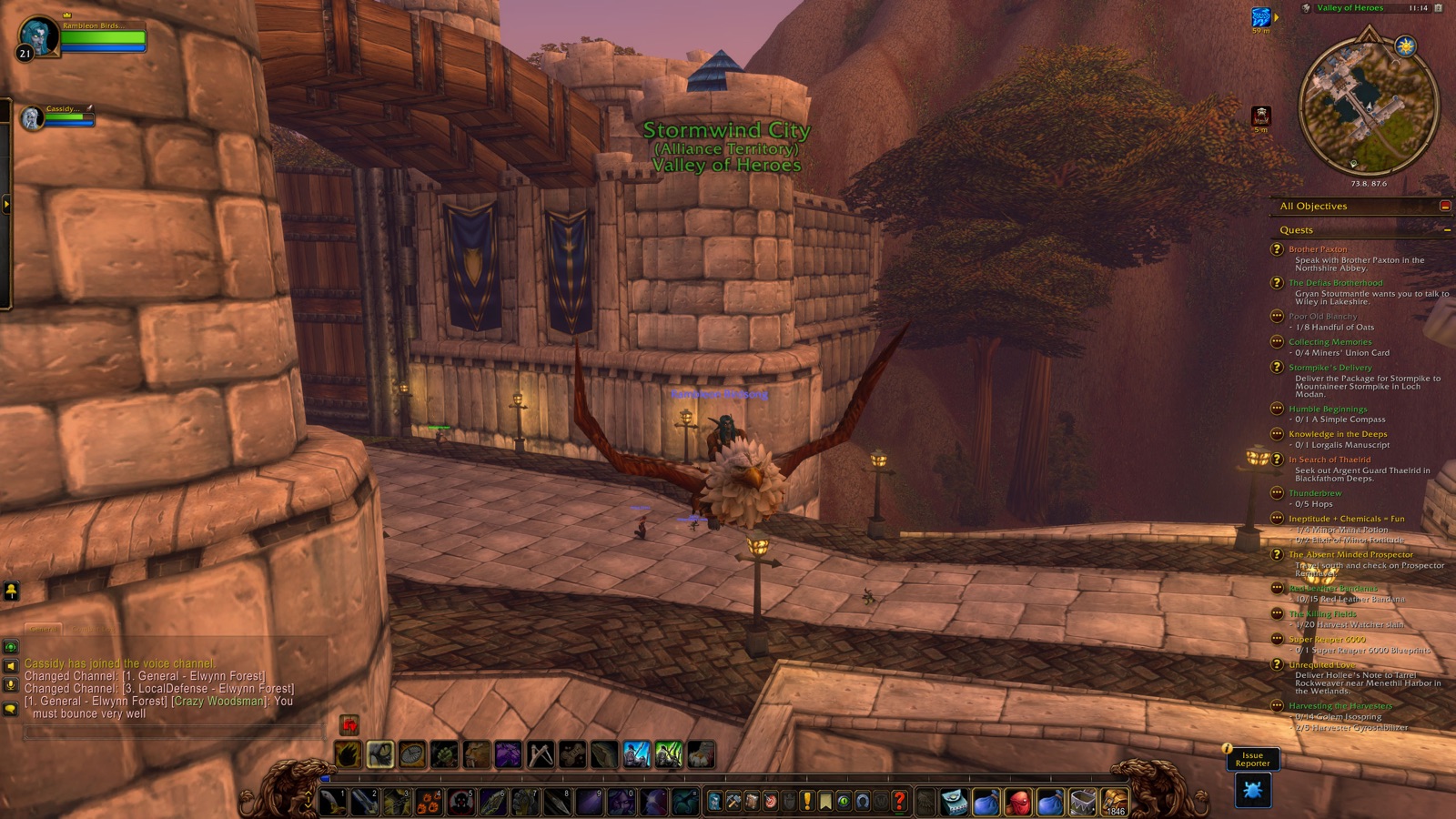 Entered Stormwind City