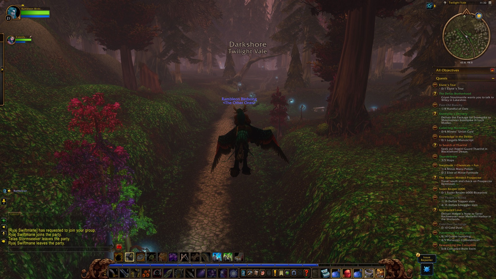 Entered Darkshore