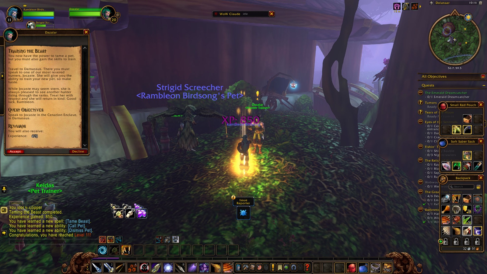 Reached Level 11 in Dolanaar